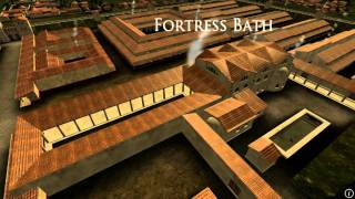 Animation of ancient Roman Fort in Caerleon Wales [upl. by Burck]