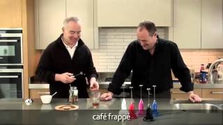 How to make a frappé coffee using an aerolatte milk frother [upl. by Anile]