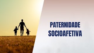 Paternidade socioafetiva [upl. by Sset446]