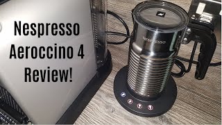 Nespresso Aeroccino 4 Milk Frother Review  Worth upgrading from the Aeroccino 3 [upl. by Bedell]