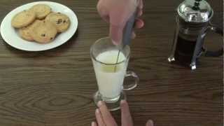 Aerolatte  The Original Steam Free Milk Frother [upl. by Ataner]