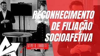 DIREITO DE FAMÍLIA Reconhecimento de filiação socioafetiva [upl. by Eeloj540]