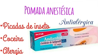 Resenha PomadaAndantol Gel [upl. by Bacon]