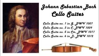 Johann Sebastian Bach  Cello suites in 432 Hz great for reading or studying [upl. by Male]