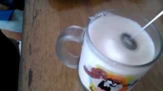 Aerolatte Review Frothing Cold Milk In Under 1 Minute [upl. by Lehteb]